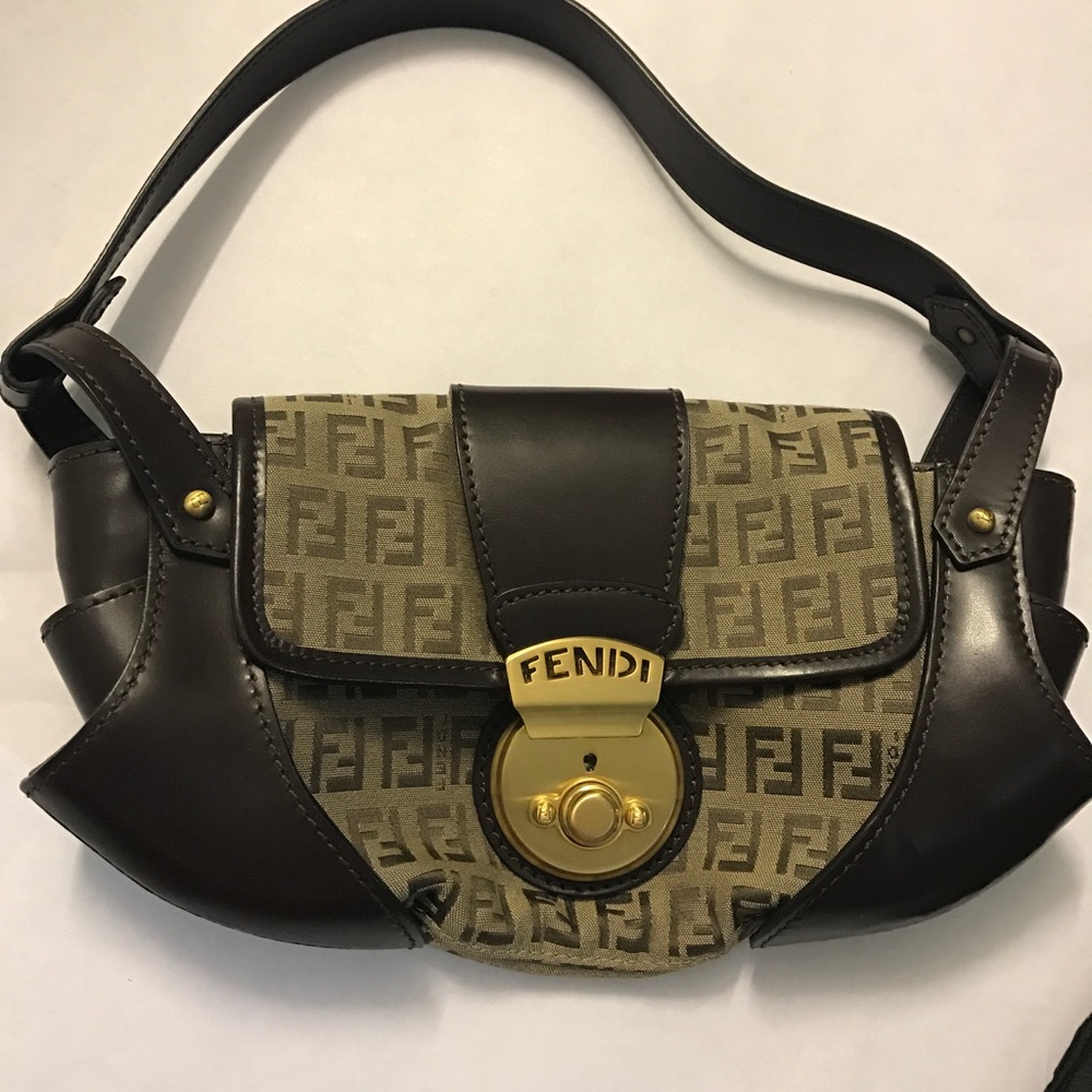 Fendi brown handbag